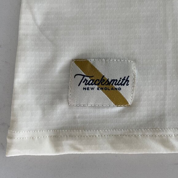 Tracksmith Strata Singlet Lightweight Technical Racing w Coldblack Ivory Sz M - Picture 9 of 12